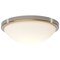 Nuvo Button, 11 Inch LED Flush Mount Fixture, Brushed Nickel Finish, CCT Selectable, 120 Volts 62/1842 - alternate 6